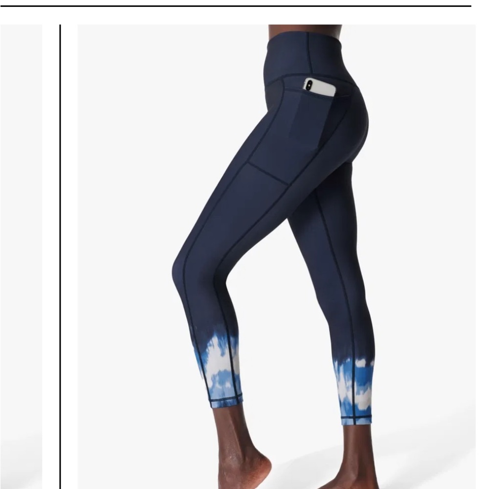 SWEATY BETTY
Super Sculpt 7/8 Yoga Leggings Blue/ dip dye XS